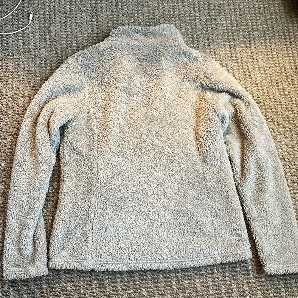 Patagonia Women’s Los Gatos 1/4 Zip Salt Grey Fleece Pullover Sweatshirt - Picture 11 of 11